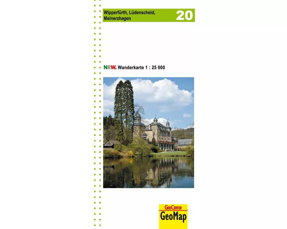 Wipperfürth, Lüdenscheid, Meinerzhagen, topographische Wanderkarte NRW