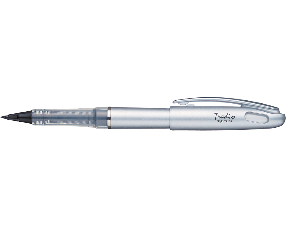 PENTEL Tradio Stylo TRJ74-A silber, Schrift schwarz