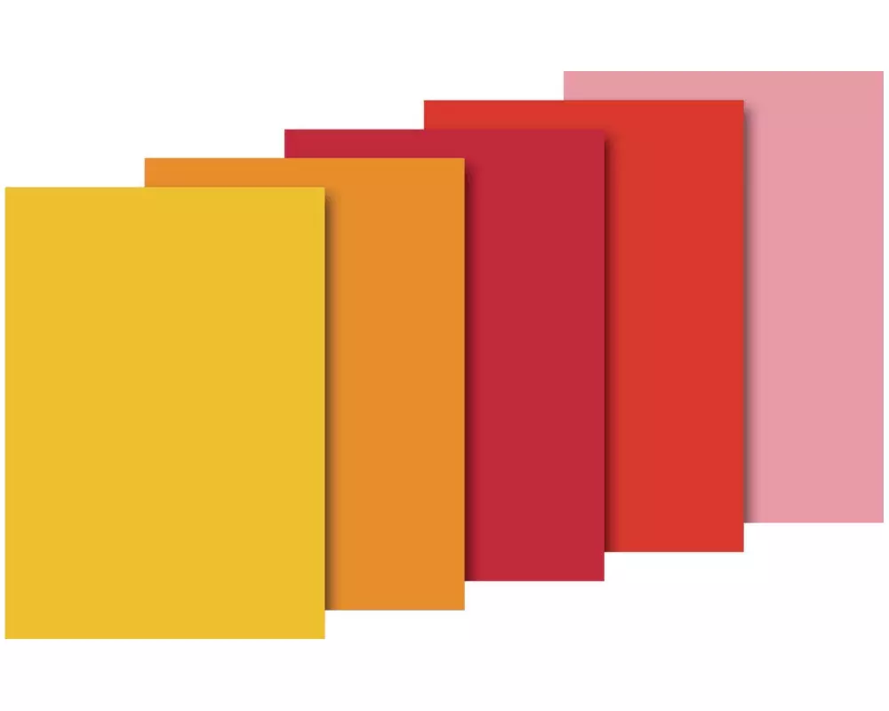 Heyda Seidenpapier 50x70 cm Gelb/Rot