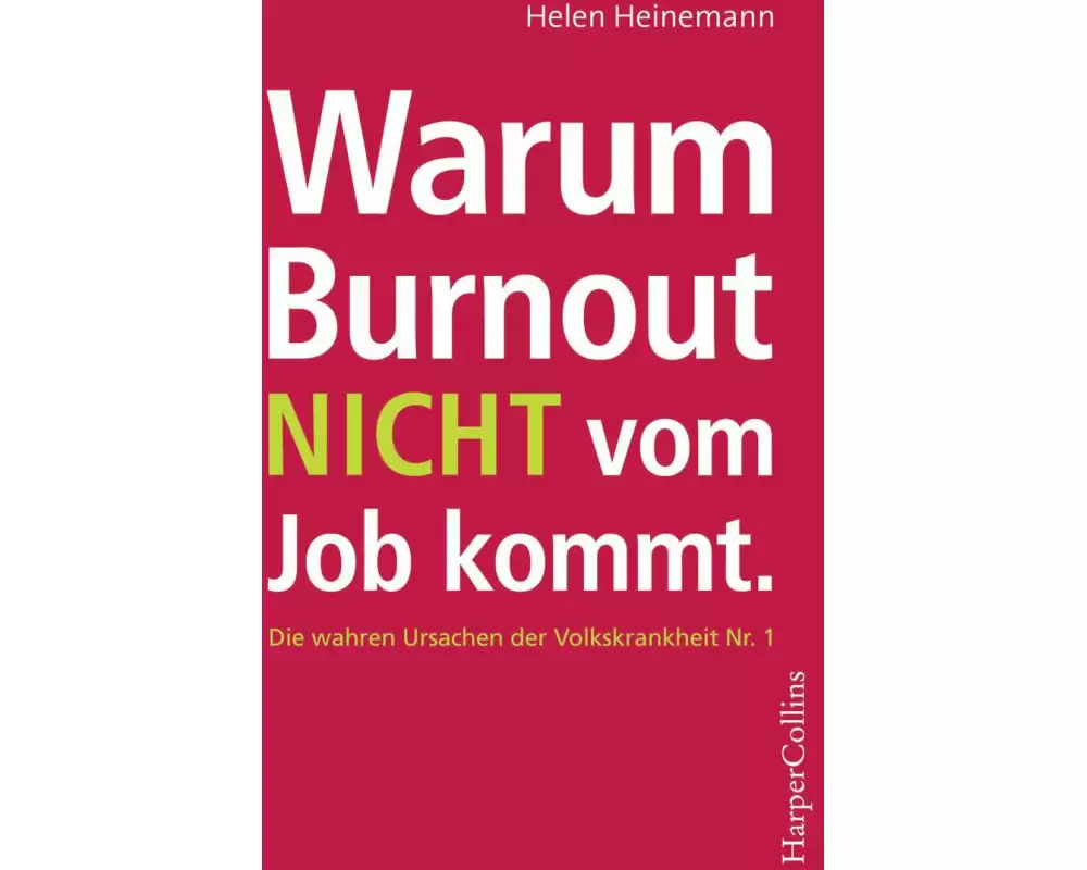 Warum Burnout nicht vom Job kommt