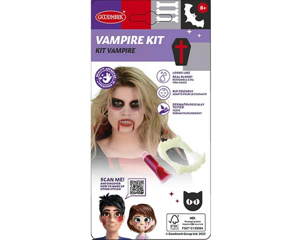 Amscan Vampirzaehne und Kunstblut