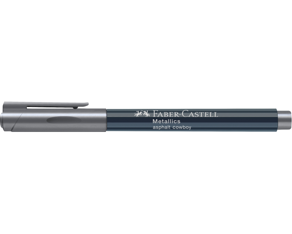 FABER-CASTELL Metallics Marker 1.5 mm 160775 Asphalt cowboy