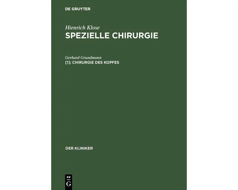 Chirurgie des Kopfes