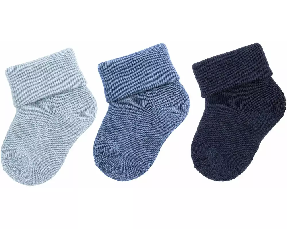 Sterntaler Socken 3er Set uni Blau One Size