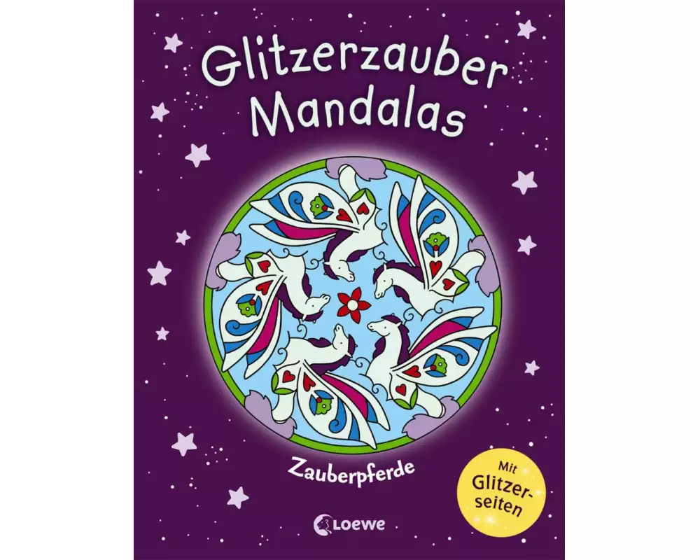 Glitzerzauber-Mandalas - Zauberpferde