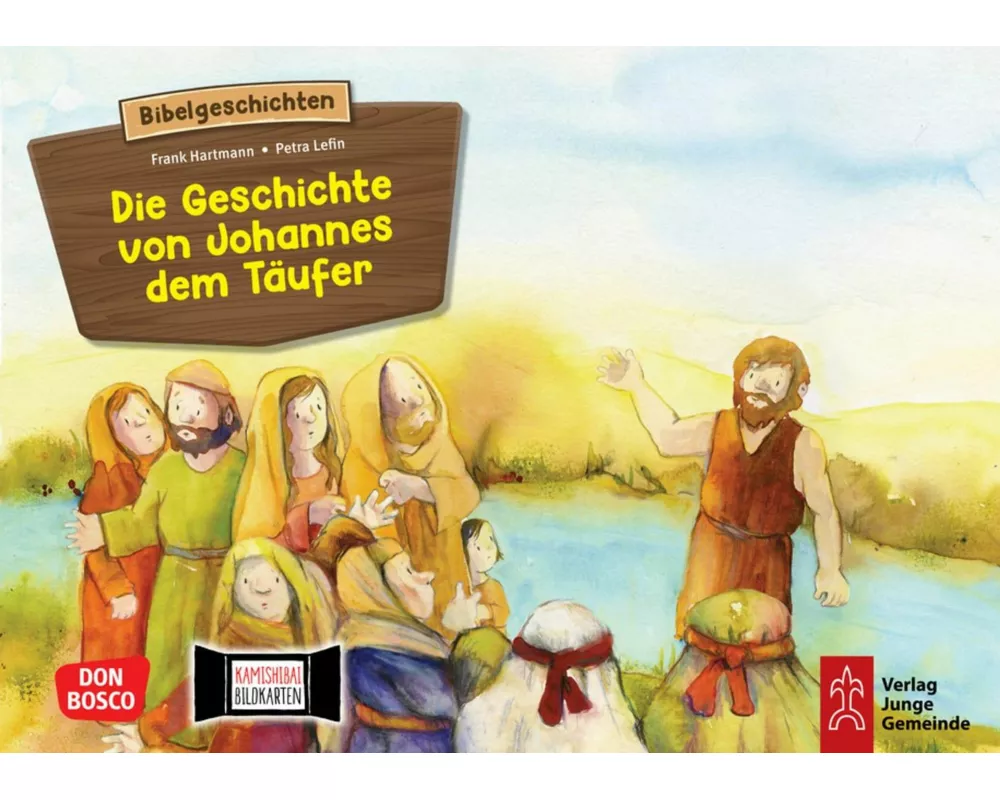 Die Geschichte von Johannes dem Täufer. Kamishibai Bildkartenset