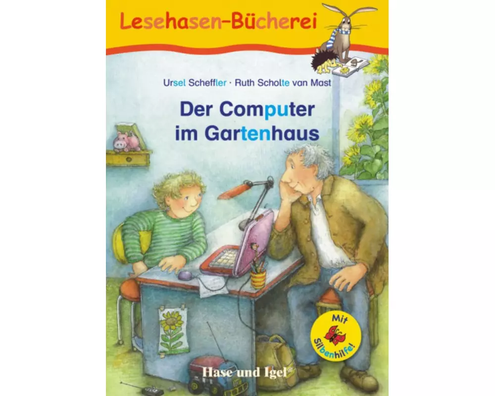 Der Computer im Gartenhaus / Silbenhilfe