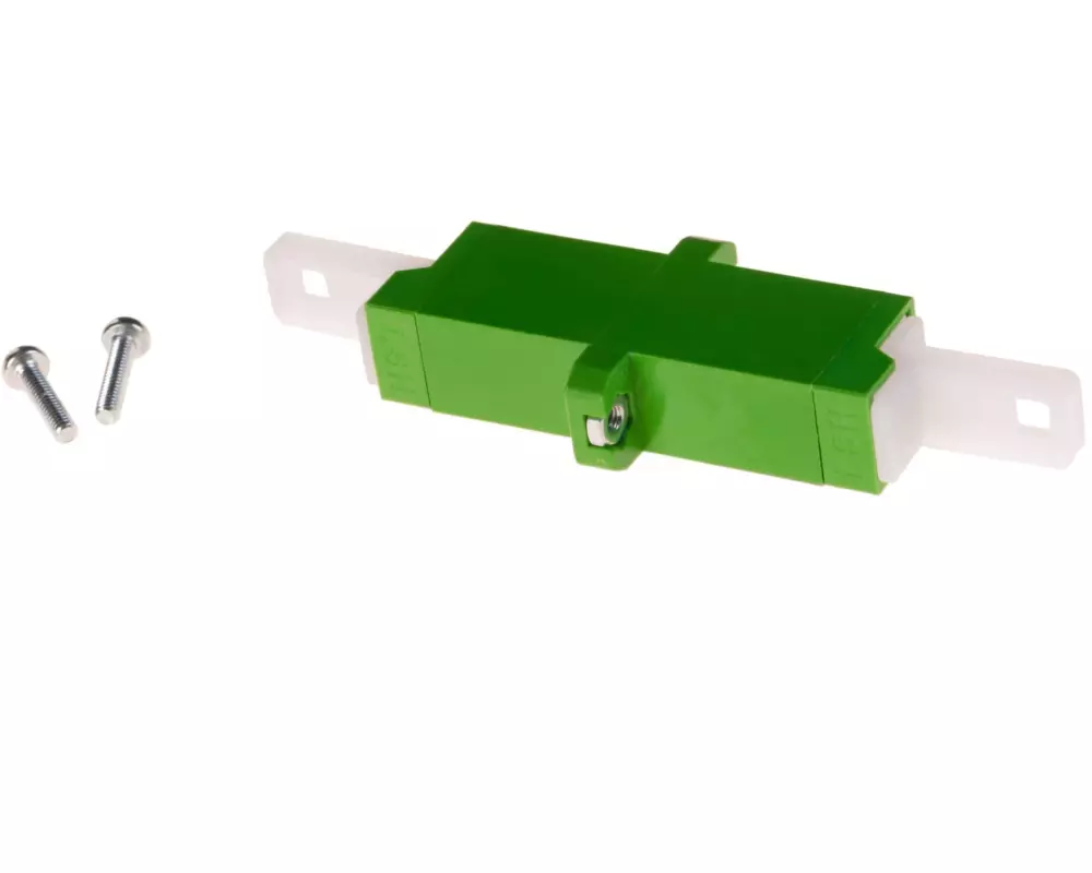 Lightwin LWL-Kupplung Singlemode LSH/APC – LSH/APC, OS2, Simplex