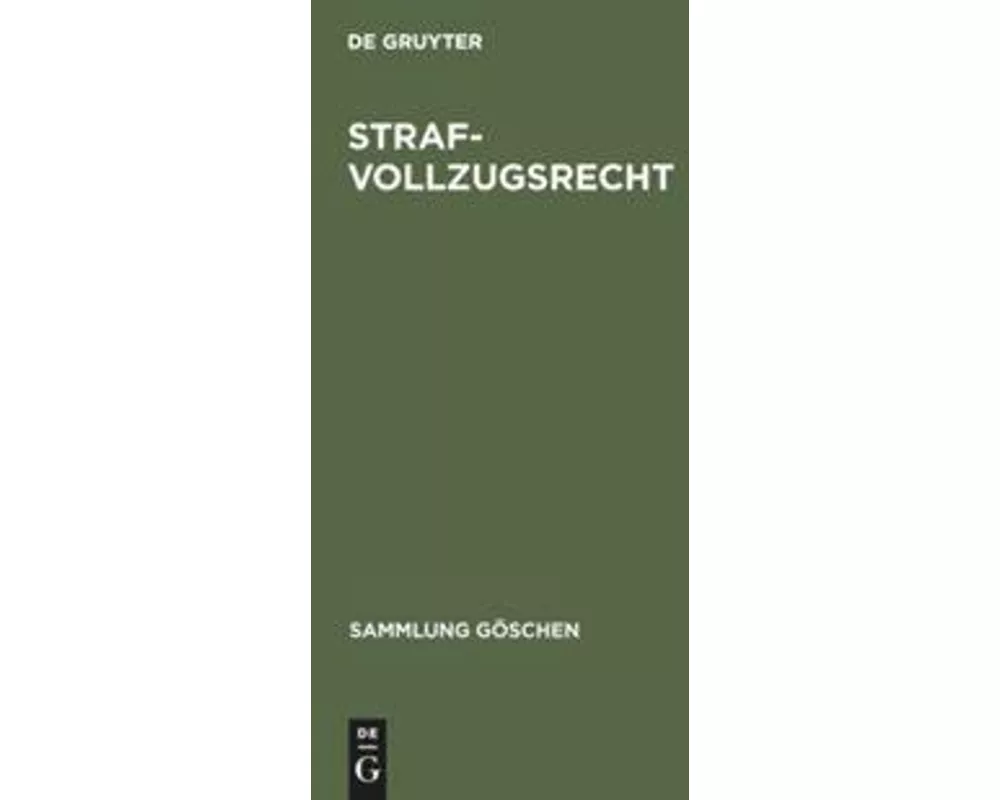 Strafvollzugsrecht
