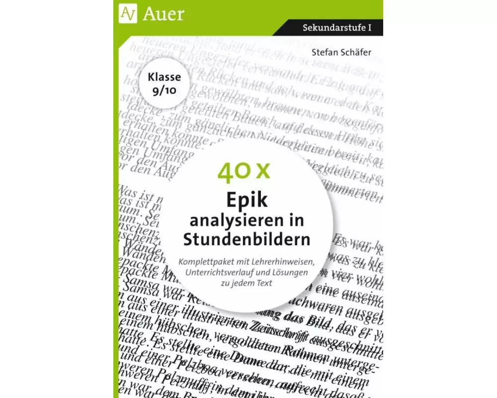 40 x Epik analysieren in Stundenbildern 9-10