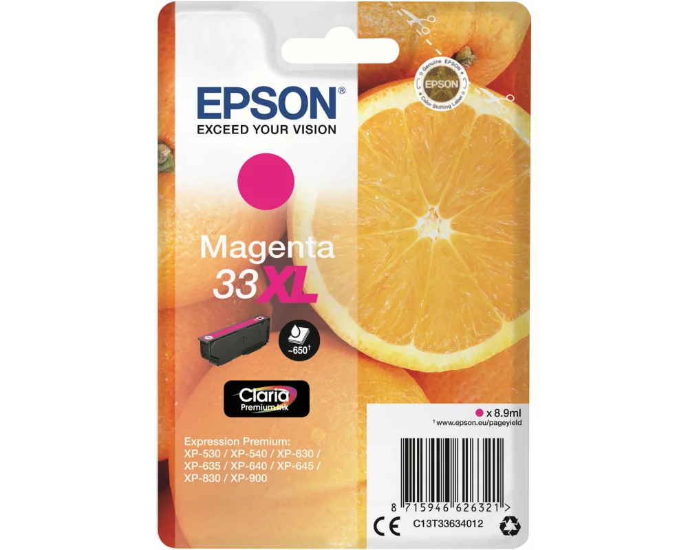 Epson Tinte 33XL / T33634012 Magenta