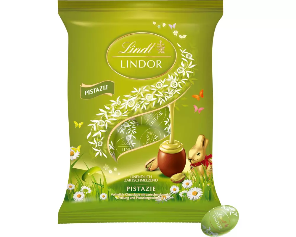 Lindt Lindor Eili Milch Pistazie 90 g