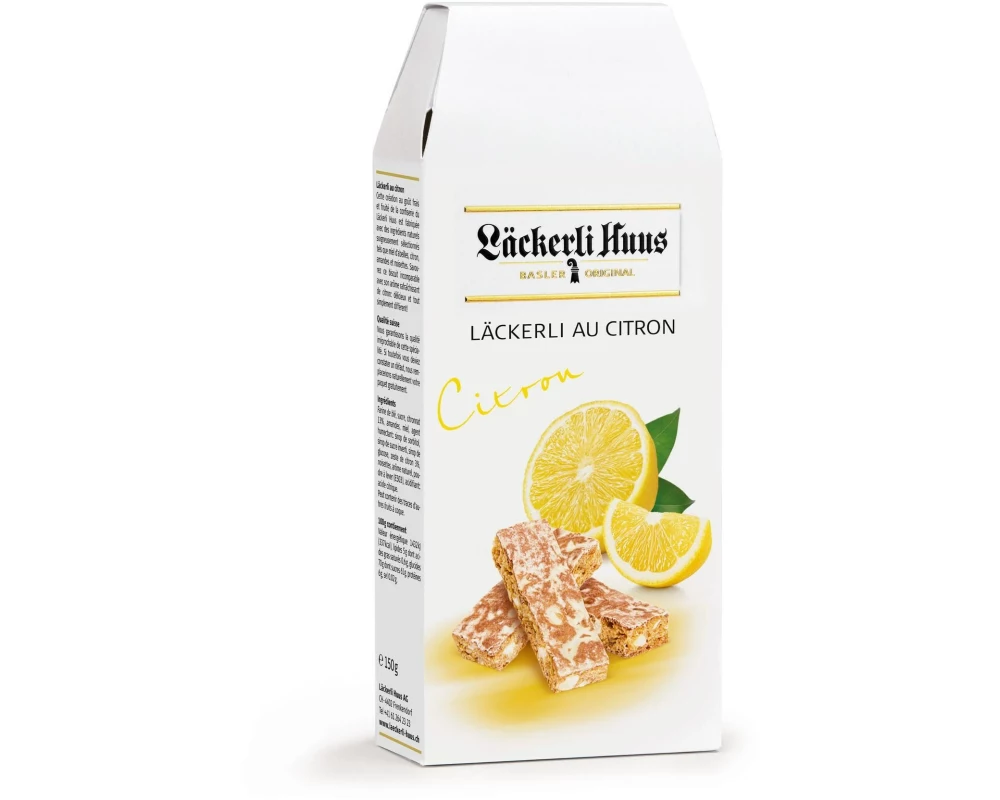 Läckerli Huus Guetzli Läckerli au citron 150 g