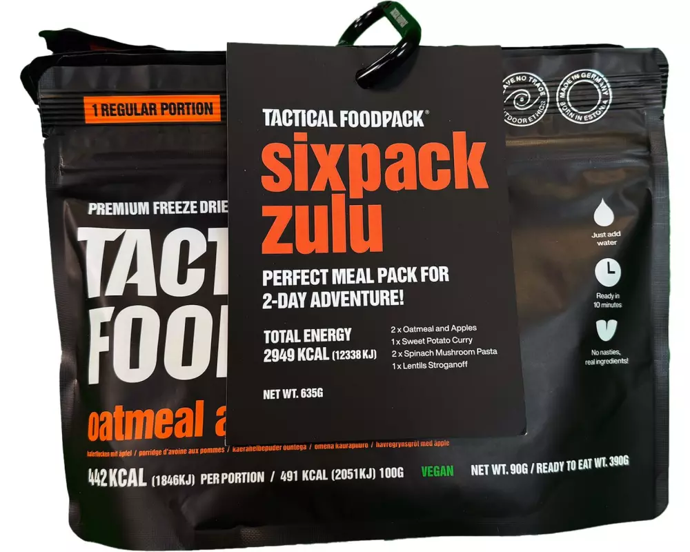 Tactical Foodpack Hauptgericht Sixpack Zulu