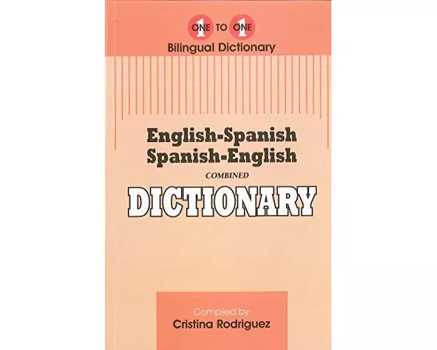 English-Spanish & Spanish-English One-to-One Dictionary