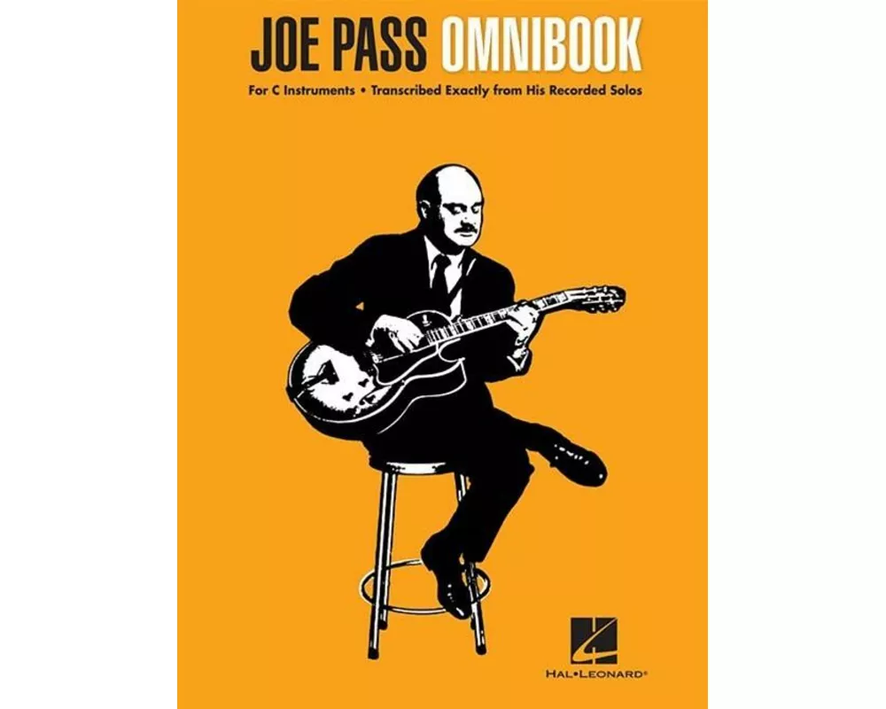 Joe Pass Omnibook Jazz Guitar Solos for C Instruments 33 Transcriptions with Standard Notation and Guitar Tablature Sheet Music for Improvisation and