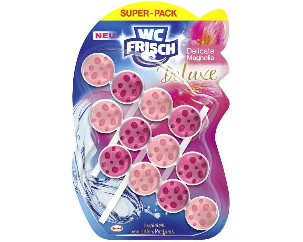 WC Frisch WC-Reiniger Einhänger DeLuxe Delicate Magnolia 3 Stück