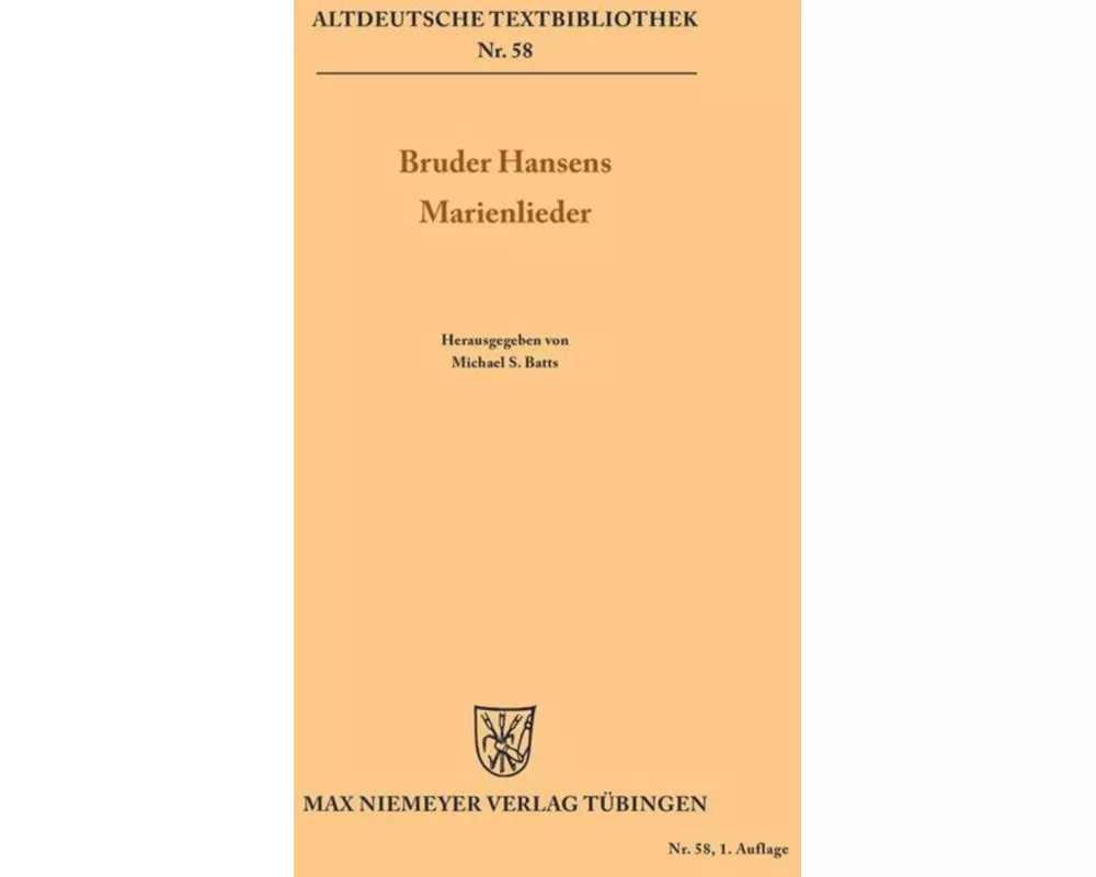 Bruder Hansens Marienlieder