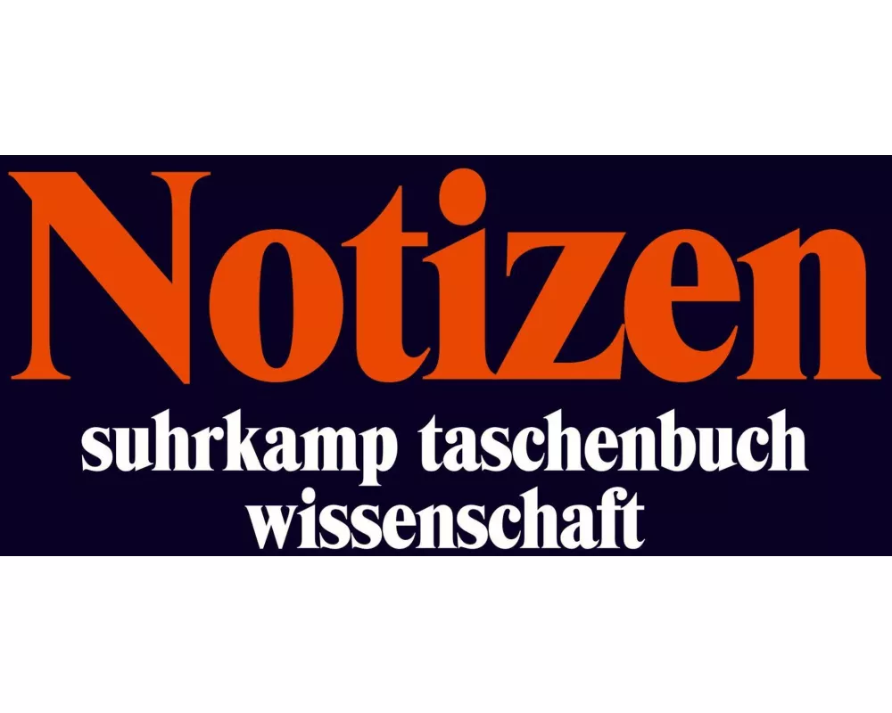 Notizbuch suhrkamp taschenbuch wissenschaft
