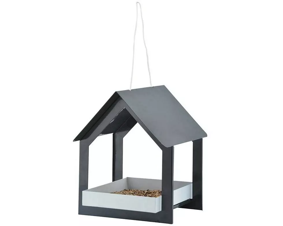 Esschert Design Futterspender Anthrazit