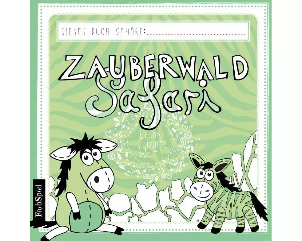 Malbuch Kinder: Die Zauberwald Safari
