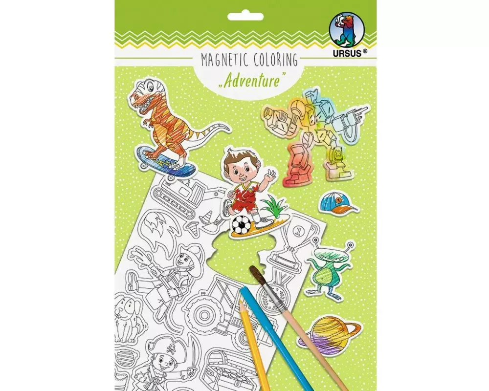 URSUS Magnetpapier Adventure A4, 100 g/m², 2 Stück, Weiss