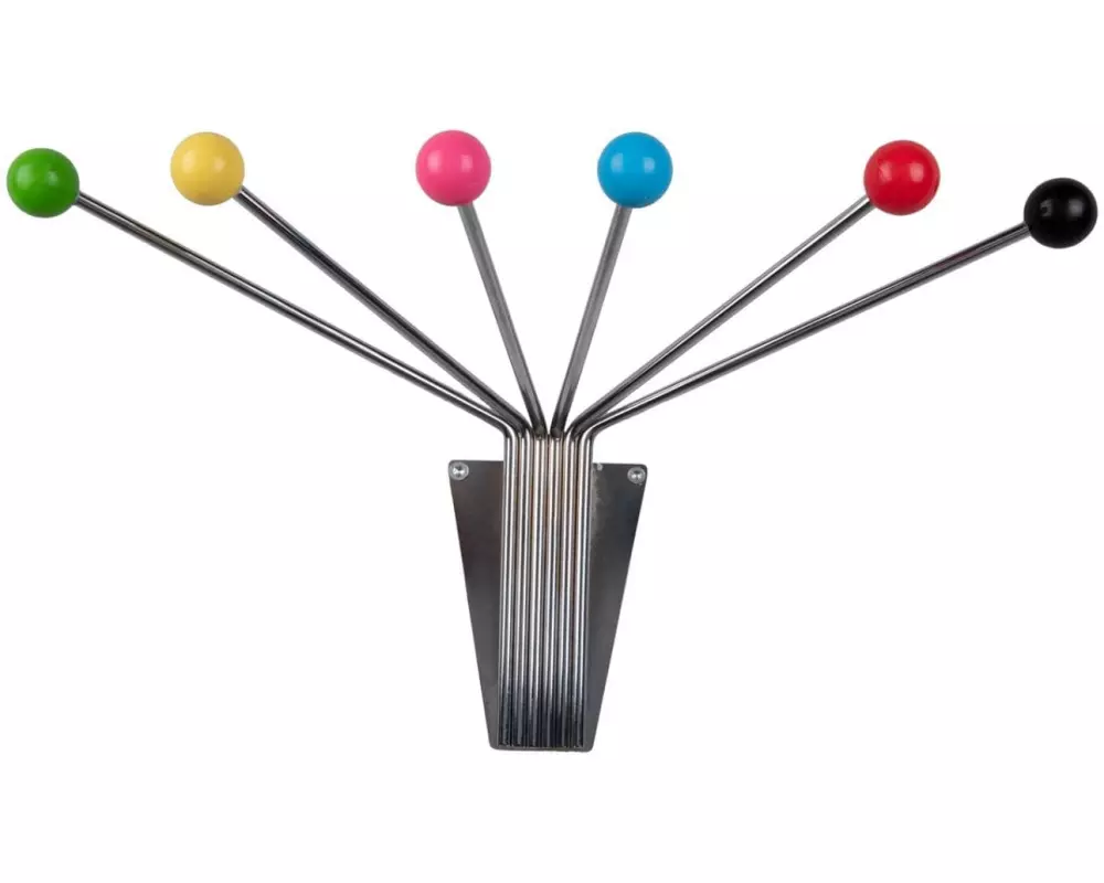 present time Wandhaken Neptune Large 6 Haken, Mehrfarbig