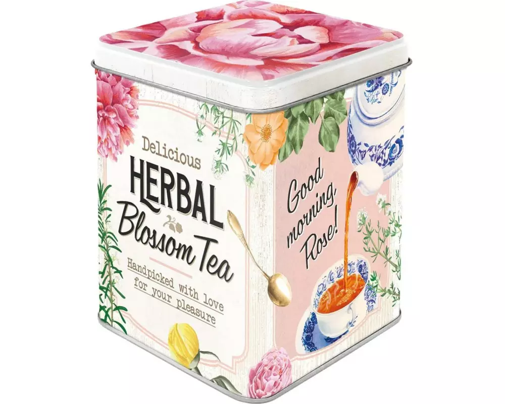Nostalgic Art Teebeutel-Box Herbal Blossom Tea Mehrfarbig