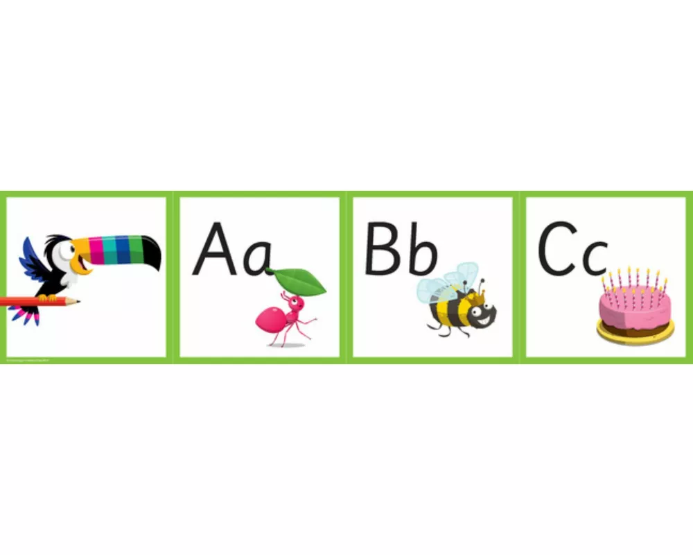 Penpals for Handwriting Alphabet Wall Frieze