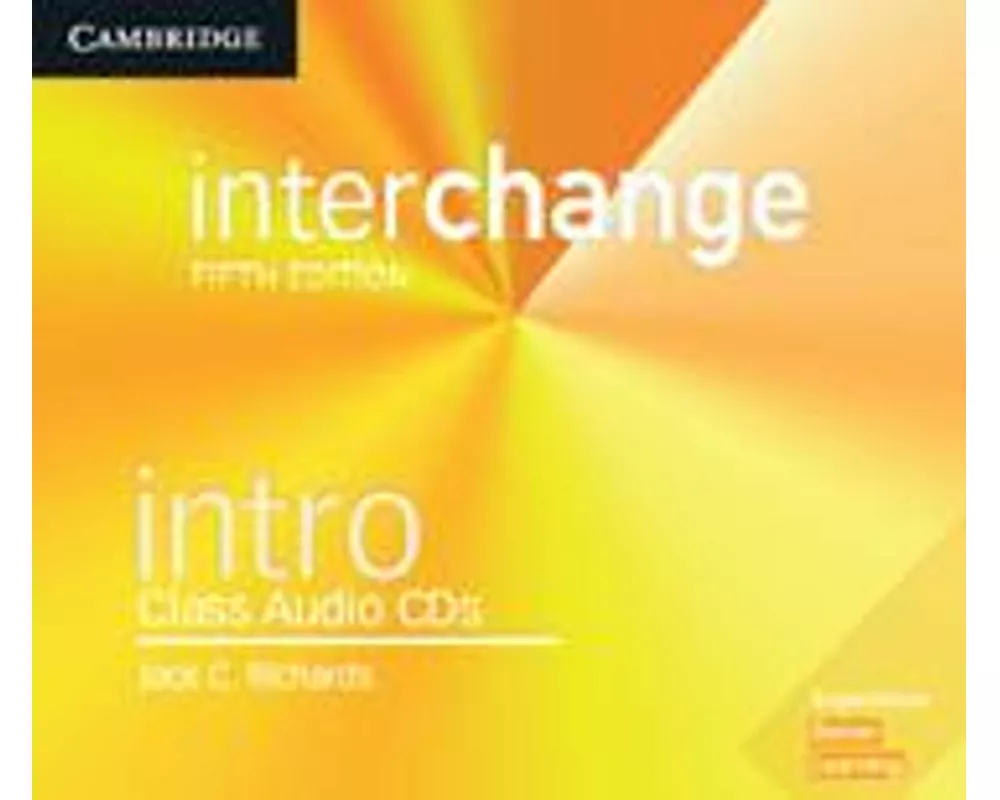 Interchange Intro Class Audio CDs