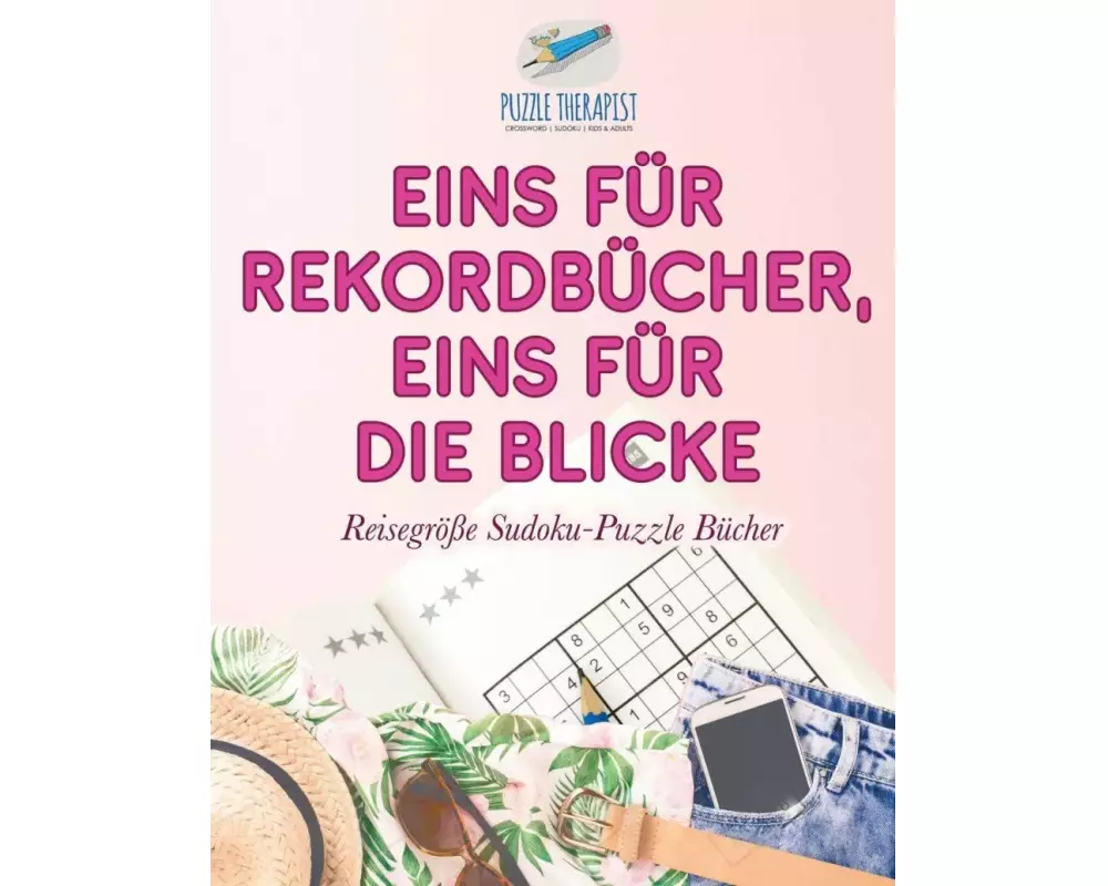 Eins für Rekordbücher, eins für die Blicke | Reisegröße Sudoku-Puzzle Bücher