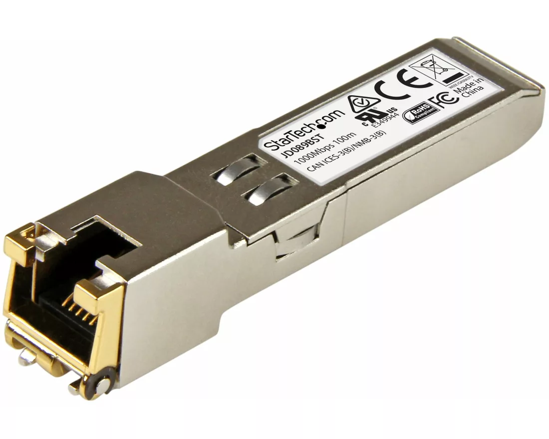 StarTech.com JD089BST Netzwerk-Transceiver-Modul Kupfer 1000 Mbit/s SFP