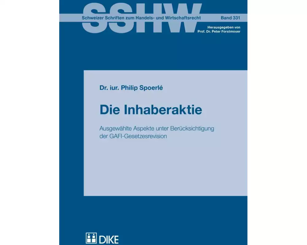 Die Inhaberaktie