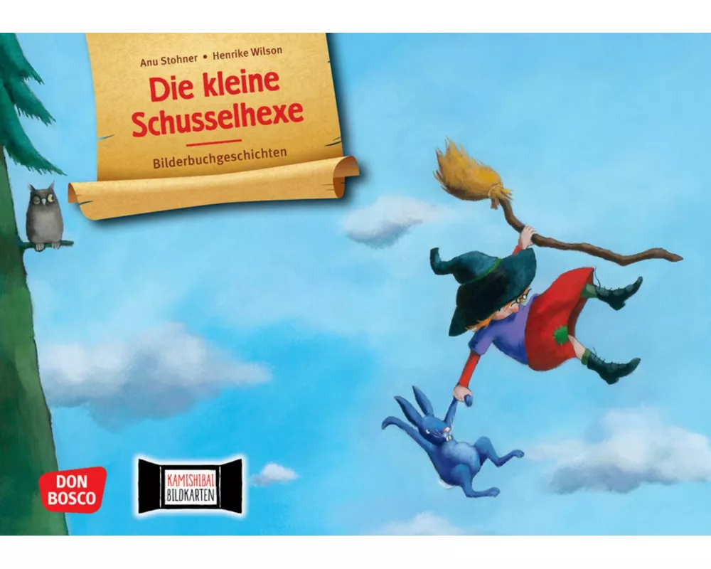 Die kleine Schusselhexe. Kamishibai Bildkartenset