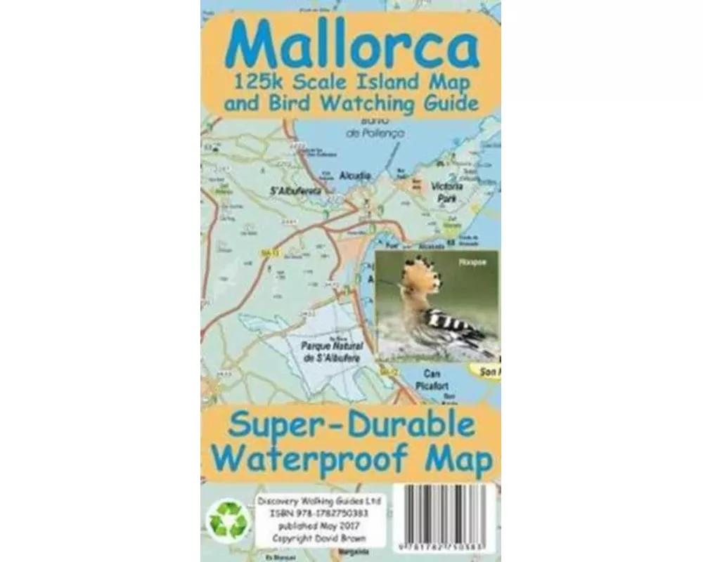 Mallorca Super Durable Map and Bird Watching Guide
