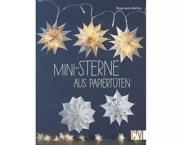 Mini-Sterne aus Papiertüten