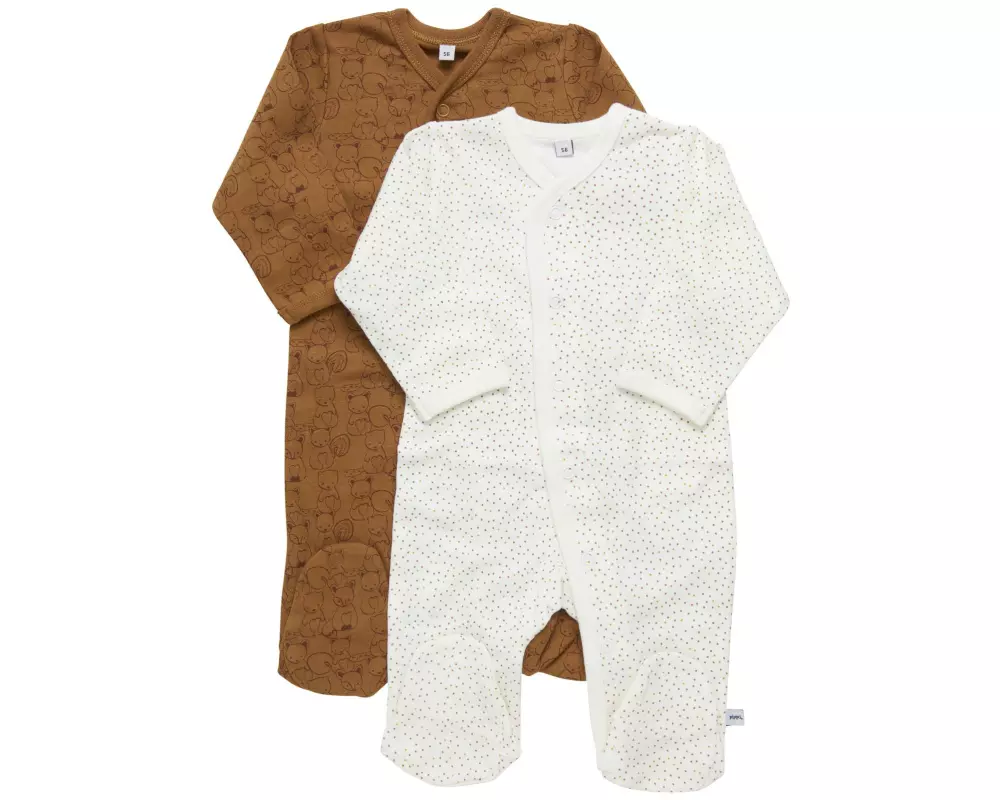 pippi Strampler 2er-Set Tinsel Gr. 50