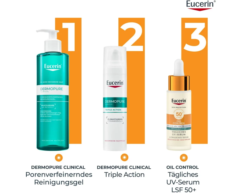 Eucerin Oil Control Sonnencreme Gesicht 30 ml
