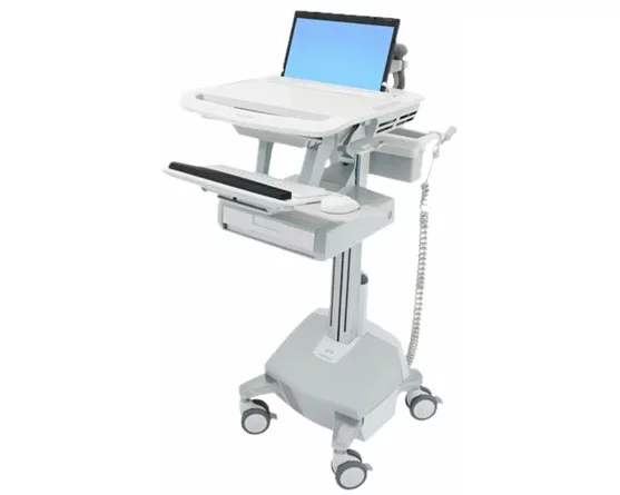 ERGOTRON Laptop-cart LiFe, StyleView, LiFe powered, 1 drawer 1x1, 17,3 inch, 9,1kg, adjustable 51cm, 40 Ah Power System, EU