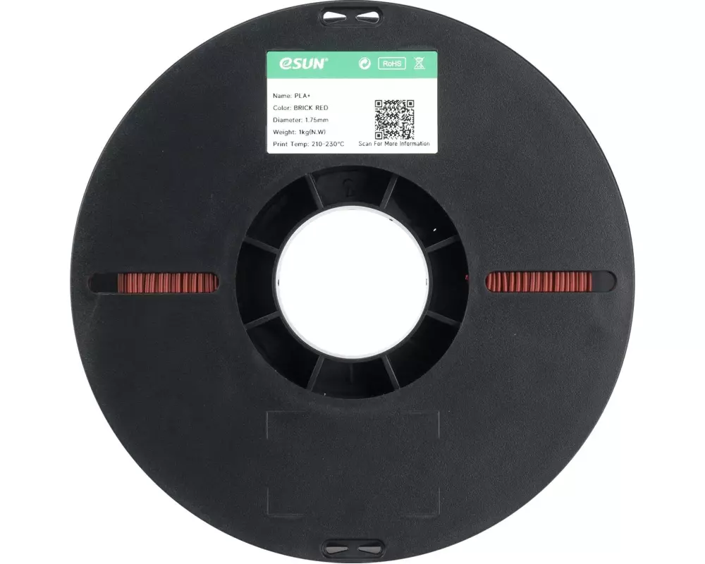 eSun Filament PLA+ HS, Ziegelrot 1.75 mm 1 kg