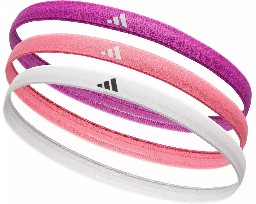adidas Hairbands Lila/Pink/Weiss