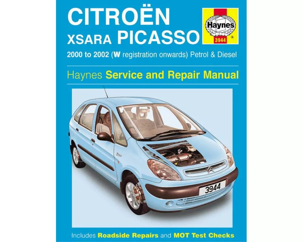 Citroen Xsara Picasso Petrol & Diesel (00 - 02) Haynes Repair Manual