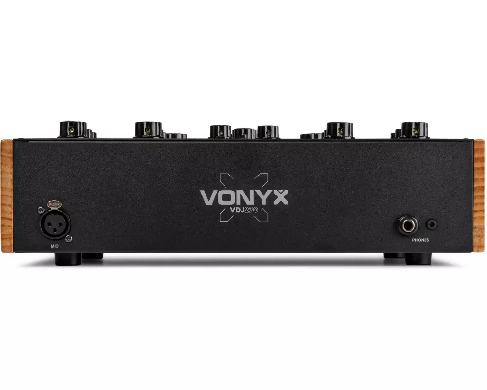 Vonyx VDJ270 4-Kanal Rotary DJ Mixer mit 3-Band Isolator