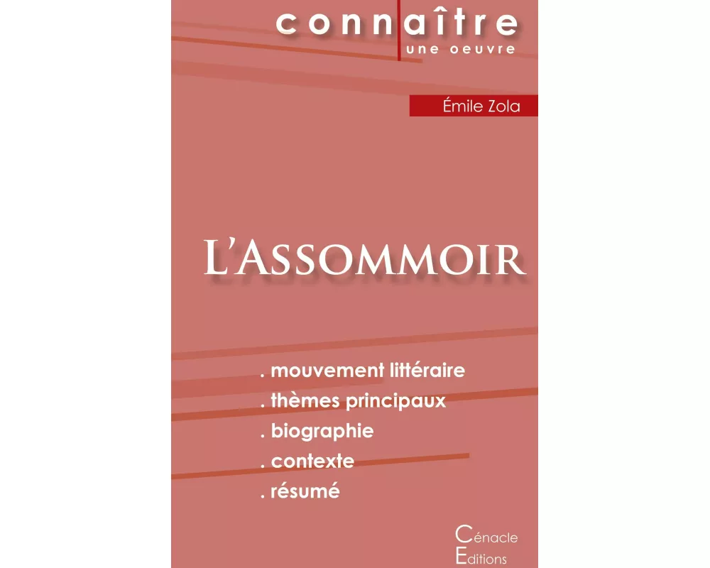 Fiche de lecture L'Assommoir de Émile Zola (Analyse littéraire de référence et résumé complet)