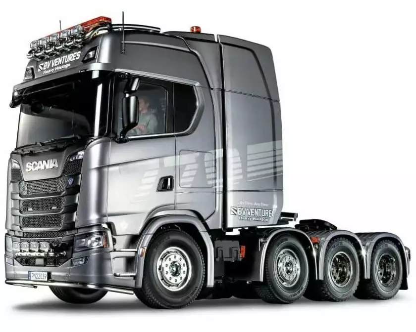 Tamiya Lastwagen Scania 770 S 8 x 4/4, Gun Metal Bausatz, 1:14