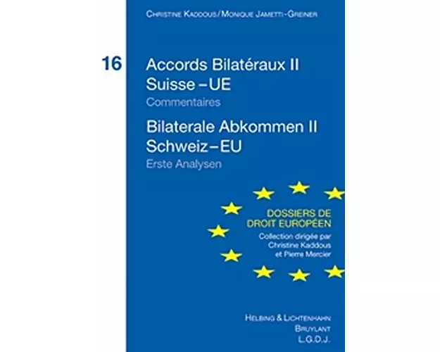 Bilaterale Abkommen 2 Schweiz - EU