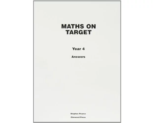 Maths on Target Year 4 Answers