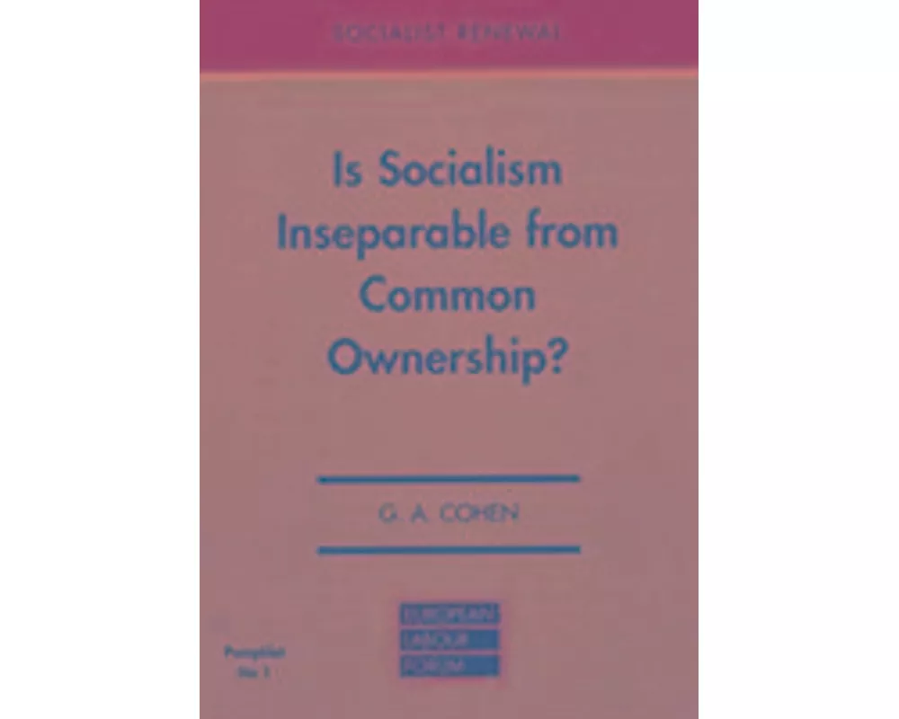 Is Socialism Inseparable from Common Ownership?