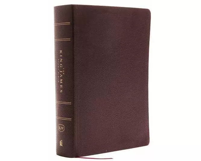 KJV, The King James Study Bible, Bonded Leather, Burgundy, Red Letter, Full-Color Edition