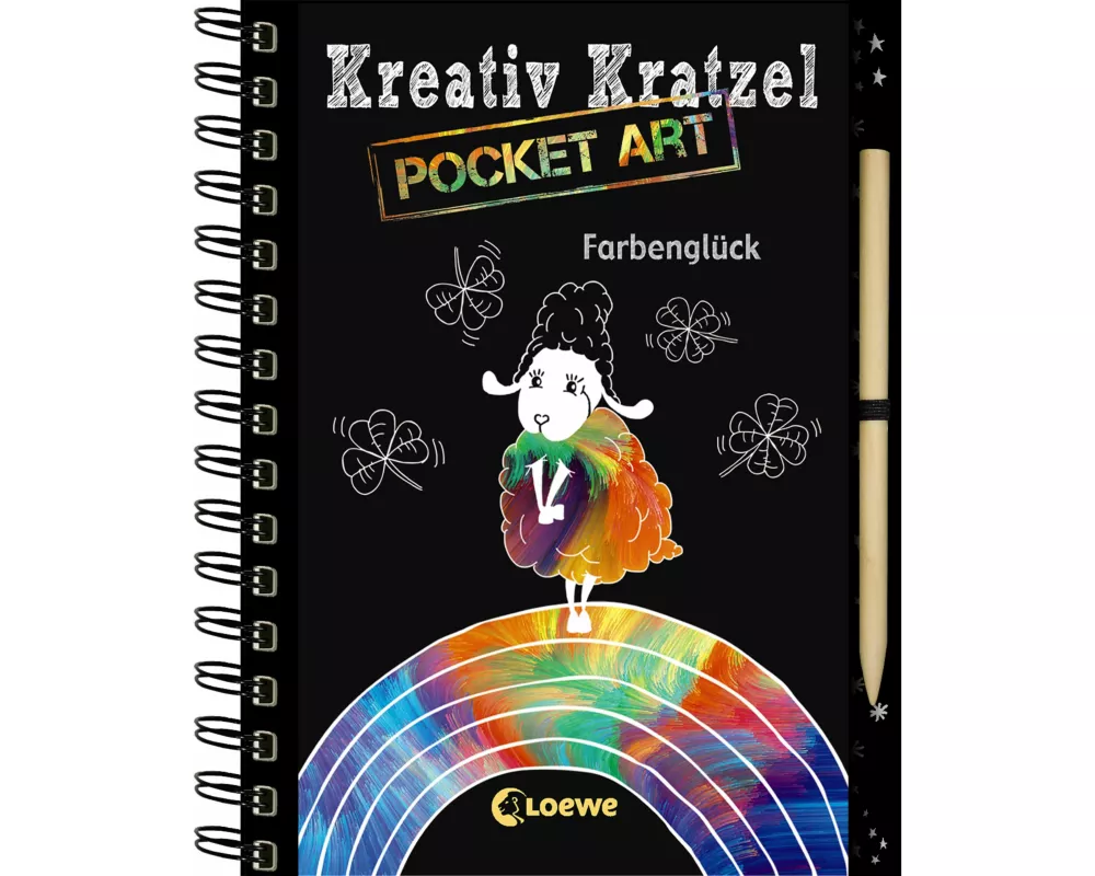 Kreativ-Kratzel Pocket Art: Farbenglück